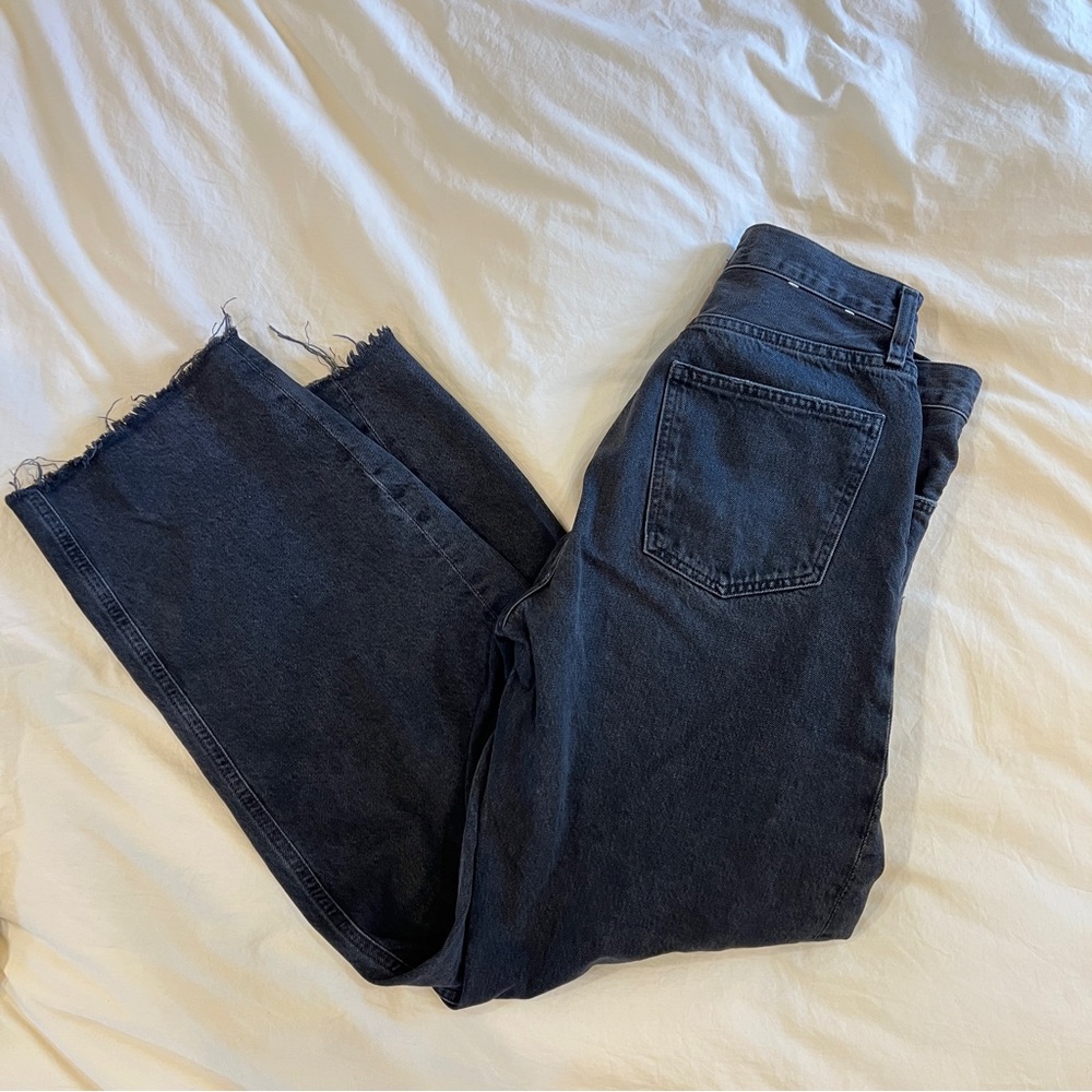 Agolde Luna Pieced Wide Leg Jeans